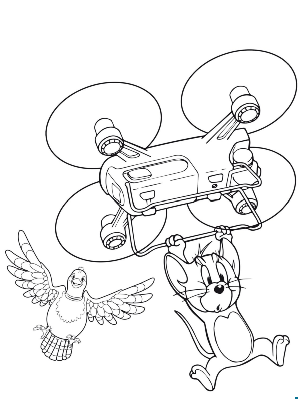 drone coloring pages